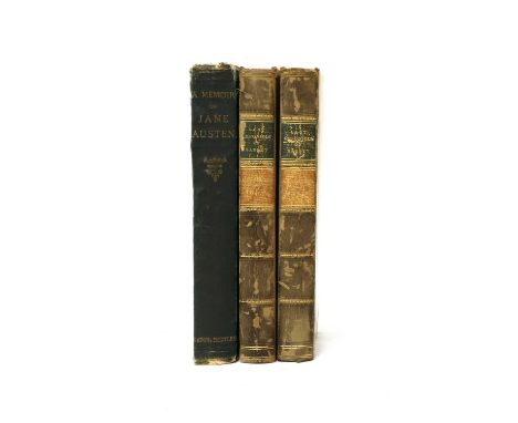 1- AUSTEN-LEIGH J. E: A Memoir of Jane Austen by Her Nephew. R. Bentley, 1870, first edition. With a frontis portrait plus 4 