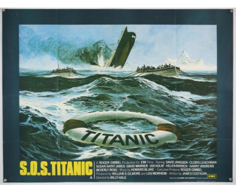 15 British Quad film posters from the 1970s including S.O.S. Titanic (1979), Carnal Knowledge (1971), The Missouri Breaks (19