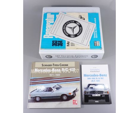 4 Bücher/Handbücher/Lexikon zu Mercedes-Benz Mercedes-Benz R/C 107 01971-1989, Schrader-Typen-Chronik, Motorbuch Verlag, 1.Au