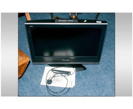 Panasonic Flat Screen TV with remote control & instruction manual.