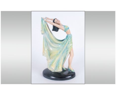 Kevin Francis Limited Edition & Numbered Hand Made & Hand Painted Ceramic Figure, 'Lo La Palooza' Peggy Davies Ceramics. 10.2