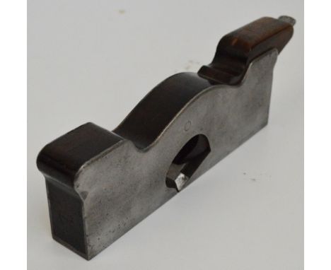 NORRIS OF LONDON; a rosewood and steel plane with owner's stamp "M. Watson, Amuyule", length 26cm.