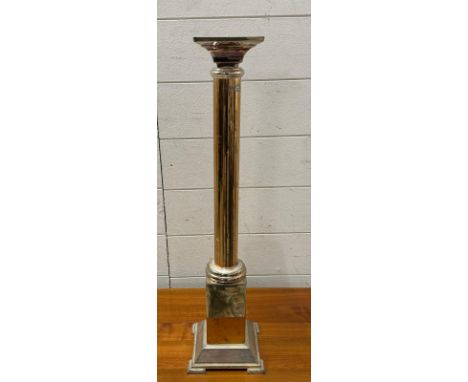 A large empire revival candlestick H58cm 