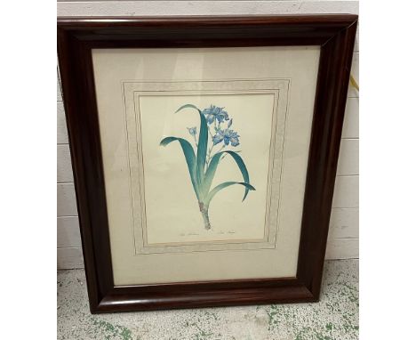 A floral framed print 
