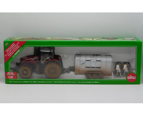 A boxed Siku 8608 Massey Ferguson MF8680 tractor, scale 1:32