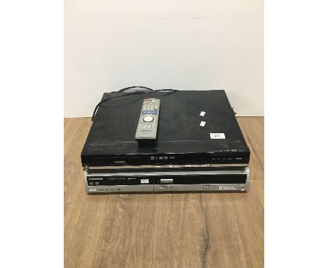 PANASONIC DVD RECORDER AND REMOTE, TOSHIBA DVD NO REMOTE