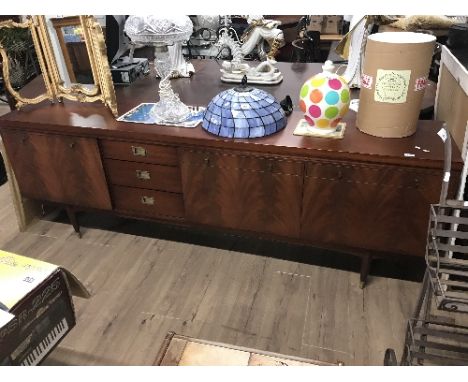 VINTAGE SIDE BOARD WITH LABEL FOR 1966 L 220CM APPROX