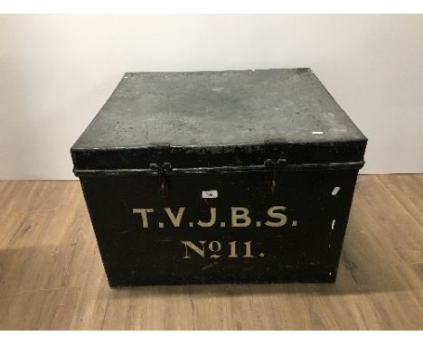 LARGE TIN TRUNK