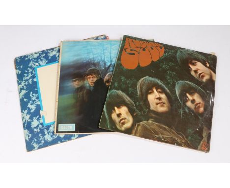 4x Beatles/Rolling Stones LPs. Beatles(2) - Rubber Soul (PMC 1267). Please Please Me (PMC 1202). Rolling Stones(2) - Between 