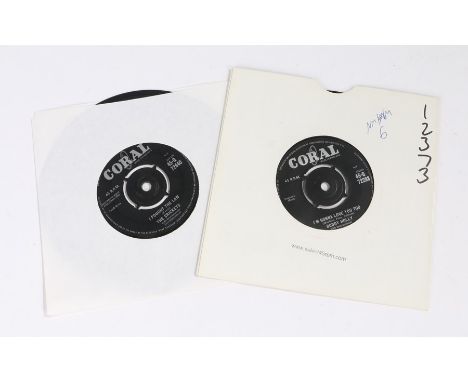 2x Buddy Holly 7'' Singles. Listen To Me/I'm Gonna Love You Too (Q 72288). I Fought The Law/Sweet Love (Q 72440).