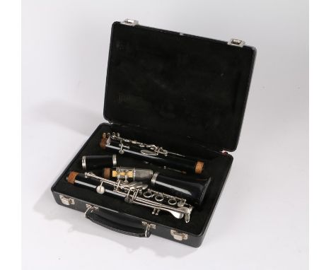Cased Bundy clarinet by the Selmer Company
