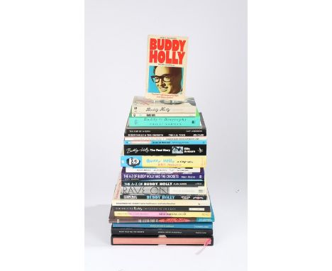 Buddy Holly books, to include Remembering Buddy, A-Z Buddy Holly and the Crickets, Buddy the Biography, The Legend that is Bu