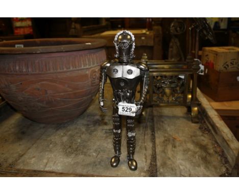 Steampunk Scratch built Nuts &amp; Bolts model of a Robot C3PO