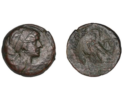 Greek Coinages, PTOLEMAIC KINGS OF EGYPT, Kleopatra VII, Æ 80 Drachmai, Alexandria, 51-30, diademed and draped bust right, re