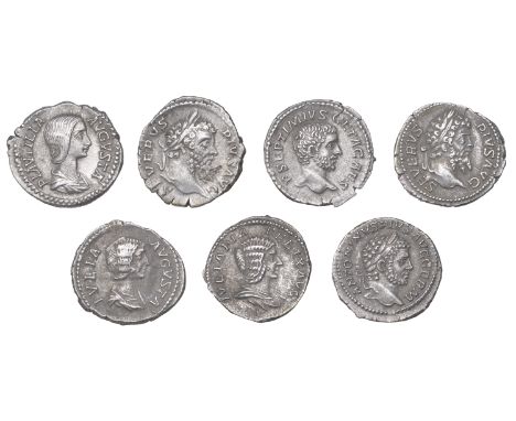 Roman Imperial Coinage, Septimius Severus, Denarii (2), 205, rev. Jupiter standing left, eagle by feet, 3.42g (RIC 196; RSC 4