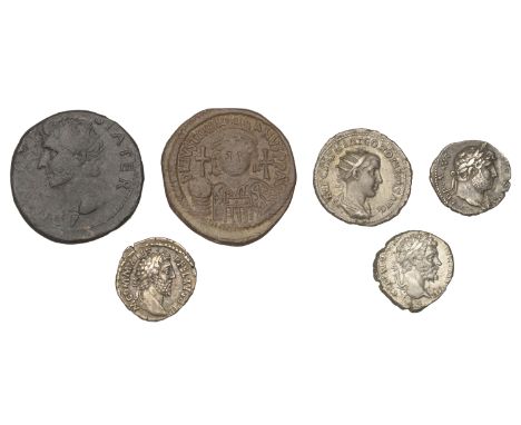 Roman Imperial Coinage, Hadrian, Denarius, 126-7, laureate bust right, rev. Pudicitia, veiled, standing left, 3.18g (RIC 846;