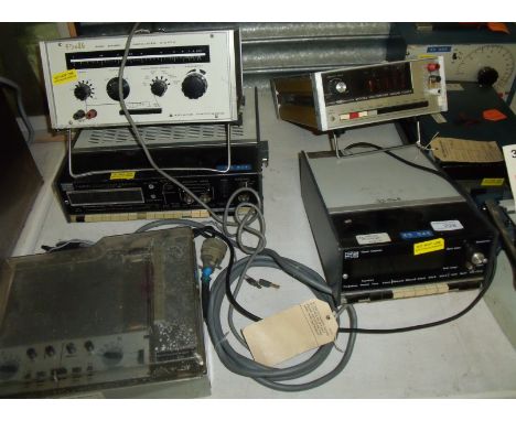 Selection of timer counters, electrical reading machine, frequency scanners etc.