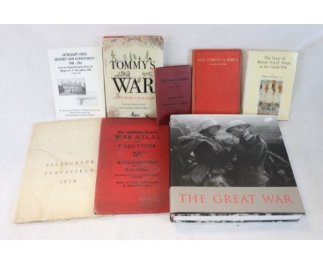 A Collection Of Military And Military Related Books To Include : The Great War, Tommy's War, The Story Of British V.A.D. Work