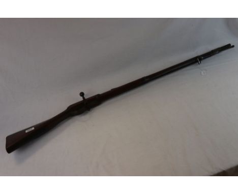 An Antique 1890 Bolt Action Needle Gun (Missing Needle), Please Note This Is An Obsolete Calibre Antique Firearm And No Licen