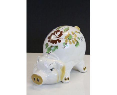 Large Vintage Ceramic Pig Moneybox, 24cms high