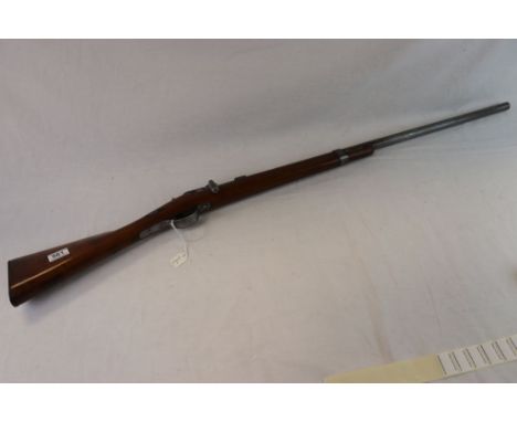 A Single Barrel 12 Bore Bolt Action Shotgun. Please Note A Shotgun Licence Or RFD Is Required To Purchase This Item.