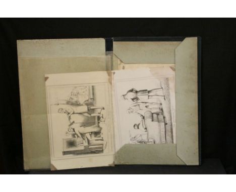 1829 published a set of original political and satirical prints of gentleman unframed 
