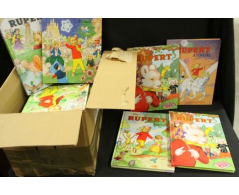 Twenty Two Rupert Bear Annuals