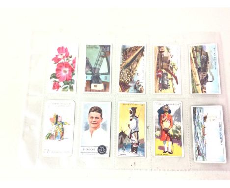 COLLECTION OF CIGARETTE CARDS, ALONG WITH FURTHER ITEMS including aviation magazines, plastic toy soldiers, a brass lidded ur