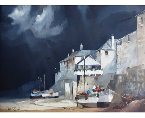 JACK R. MOULD (1925 - 1988, BRITISH), OVERCAST watercolour, signedframed58cm high x 73cm wide