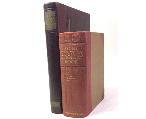 JOSEPH A. LAMBETH, LAMBETH METHOD OF CAKE DECORATION illustrated, tooled cloth, 1936 and a New Edition of Senn's Century Cook