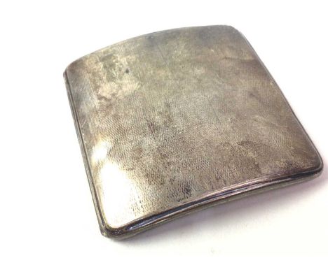 GEORGE V SILVER CARD CASE, COHEN & CHARLES, CHESTER 1929 with engine turned decorationQty: 79g