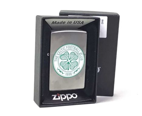 CELTIC FOOTBALL CLUB ZIPPO LIGHTER, boxed