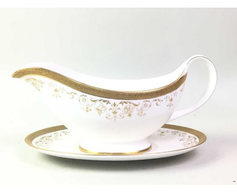 ROYAL DOULTON BELMONT PATTERN, PART TEA AND DINNER SERVICE, ALONG WITH FURTHER TEA WARE including a tureen, plates, saucers, 