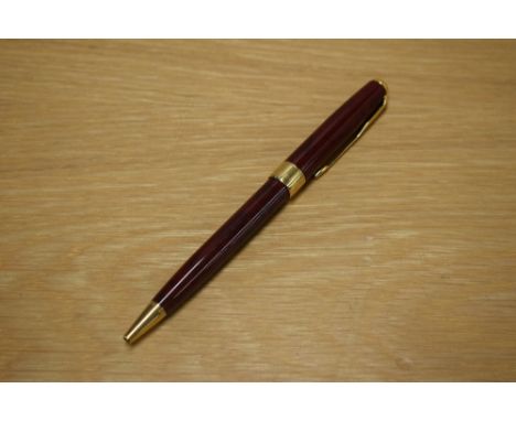 A Parker Sonnet ballpoint pen in Laque Premier Red