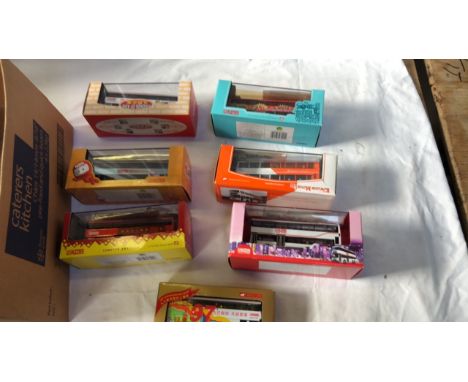  Sale Item:    7 BOXED MODEL BUSES ASSORTED   Vat Status:   No Vat   Buyers Premium:  This lot is subject to a Buyers Premium