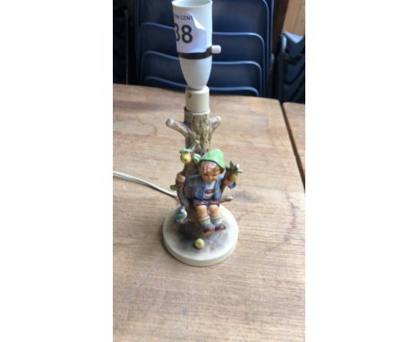  Sale Item:    GOEBEL LAMP   Vat Status:   No Vat   Buyers Premium:  This lot is subject to a Buyers Premium of 15% + Vat @ 2
