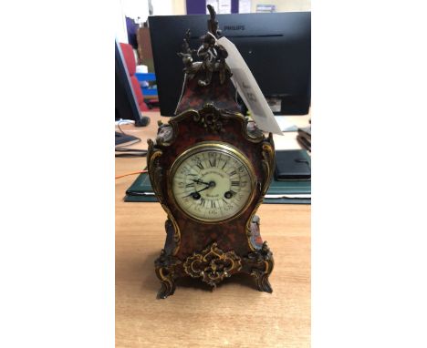  Sale Item:    TORTOISE SHELL CLOCK- HAMILTON &amp; INCHES EDINBURGH (AF)  Vat Status:   No Vat   Buyers Premium:  This lot i