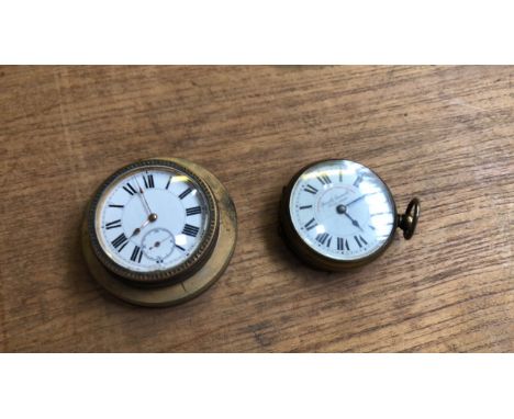  Sale Item:    RAILWAY POCKET WATCH &amp; DESK WATCH (AF)  Vat Status:   No Vat   Buyers Premium:  This lot is subject to a B