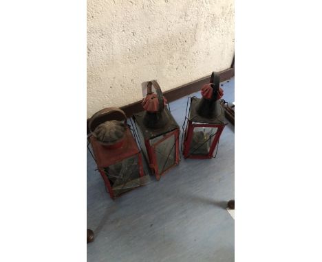  Sale Item:    3 LANTERNS (AF)   Vat Status:   No Vat   Buyers Premium:  This lot is subject to a Buyers Premium of 15% + Vat