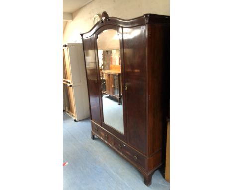  Sale Item:    EDWARDIAN WARDROBE   Vat Status:   No Vat   Buyers Premium:  This lot is subject to a Buyers Premium of 15% + 