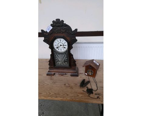  Sale Item:    AMERICAN CLOCK &amp; CUCKOO CLOCK (AF)  Vat Status:   No Vat   Buyers Premium:  This lot is subject to a Buyer