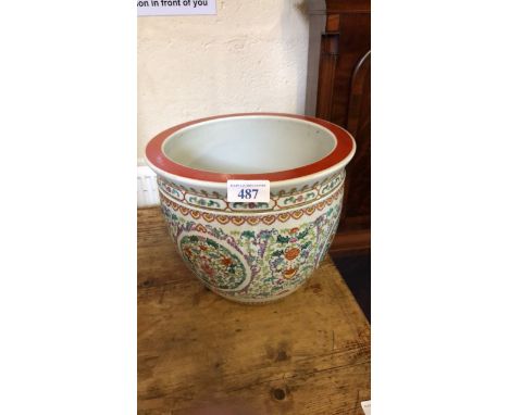  Sale Item:    ORIENTAL JARDINIERE   Vat Status:   No Vat   Buyers Premium:  This lot is subject to a Buyers Premium of 15% +