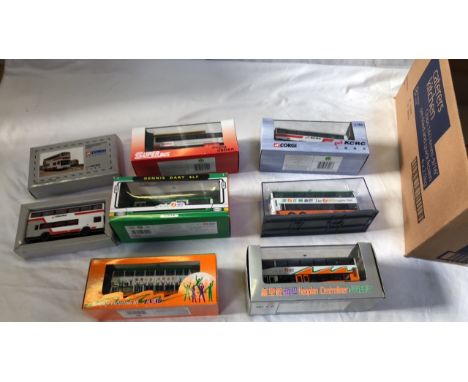  Sale Item:    7 BOXED MODEL BUSES ASSORTED   Vat Status:   No Vat   Buyers Premium:  This lot is subject to a Buyers Premium