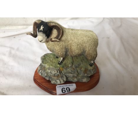  Sale Item:    B F A ORNAMENT- BLACKIE TUP- NO CERTIFICATE  Vat Status:   No Vat   Buyers Premium:  This lot is subject to a 