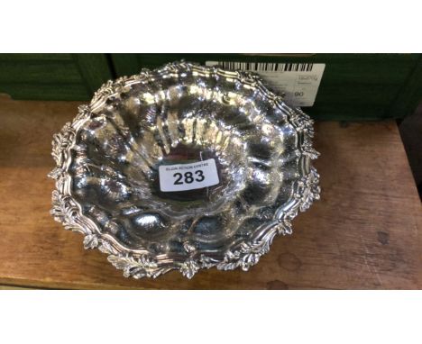  Sale Item:    SILVER PLATED FRUIT BOWL JAMIESON & CARRY ABERDEEN  Vat Status:   No Vat   Buyers Premium:  This lot is subjec