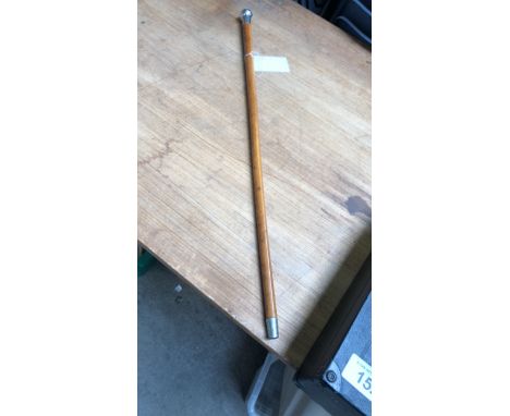  Sale Item:    SILVER TOP SEAFORTH HIGHLANDERS SWAGGER STICK (AF)  Vat Status:   No Vat   Buyers Premium:  This lot is subjec