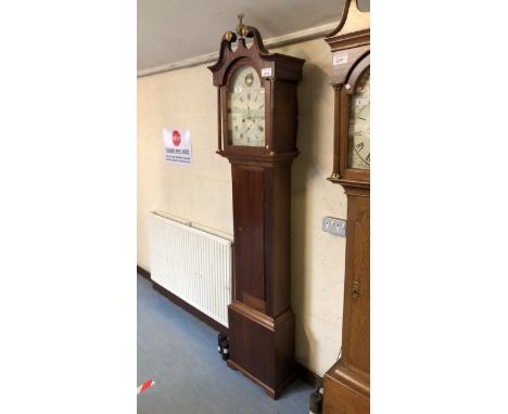  Sale Item:    MAHOGANY REPRO CASED G F CLOCK A DUNCAN ELGIN  Vat Status:   No Vat   Buyers Premium:  This lot is subject to 