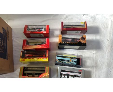  Sale Item:    8 BOXED MODEL BUSES ASSORTED   Vat Status:   No Vat   Buyers Premium:  This lot is subject to a Buyers Premium