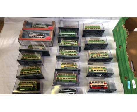  Sale Item:    18 BOXED MODEL BUSES ASSORTED   Vat Status:   No Vat   Buyers Premium:  This lot is subject to a Buyers Premiu