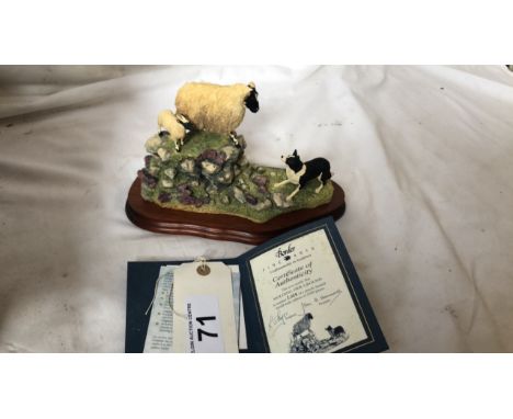  Sale Item:    B F A ORNAMENT- HOLDING HER GROUND  Vat Status:   No Vat   Buyers Premium:  This lot is subject to a Buyers Pr